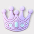 Pink Princess Crown Croc Charm