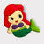 Baby Princess Ariel Croc Charm