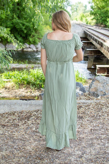 Sage Green Boho Dresses