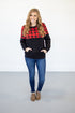 Buffalo Plaid Crew Neck | Nursing Option Available!